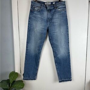 Lucky Brand Sweet Straight Jeans Women’s Size 4 / 27 Medium Wash Raw Hem